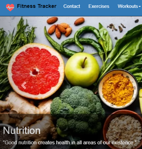 A great application to track your fitness routine